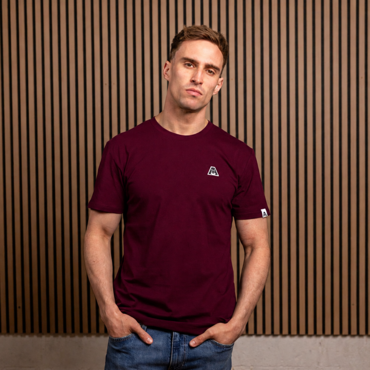 Icon Tee - Burgundy