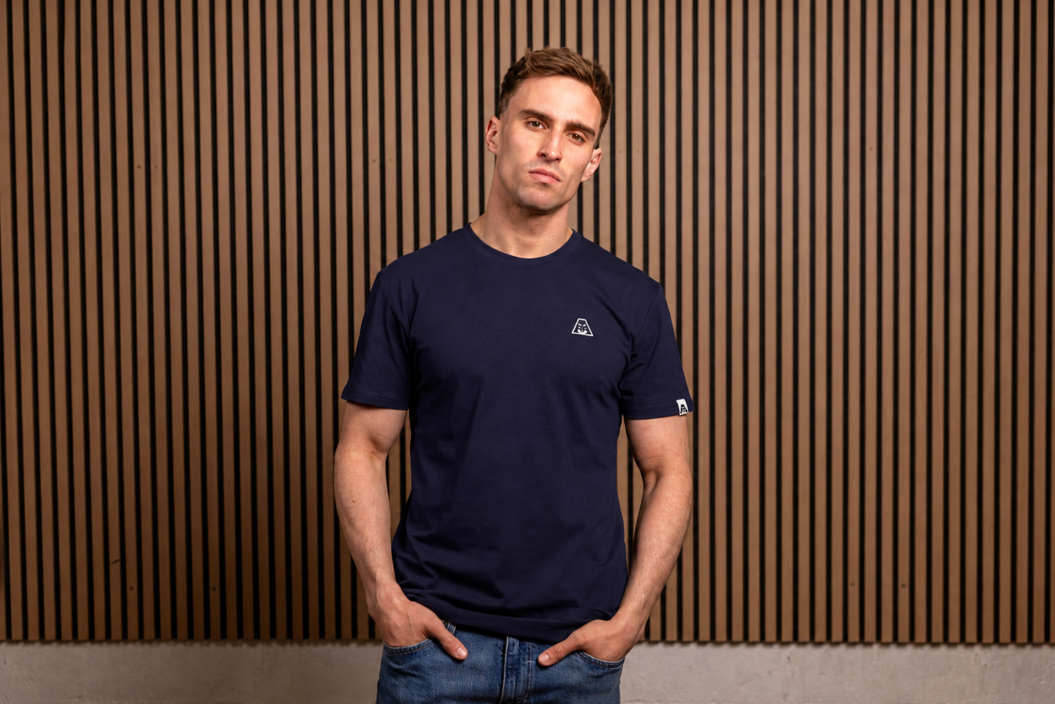 Icon Tee - Navy - Image 2